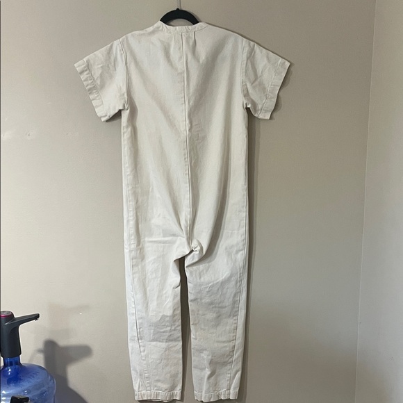 Ilana Kohn Off-White Button-Up Jumpsuit - Picture 3 of 3